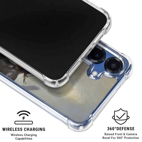 Death Dealer on Horseback by Frazetta Galaxy S25 Plus Clear Case